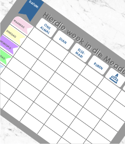 Magnetic Weekly Planner